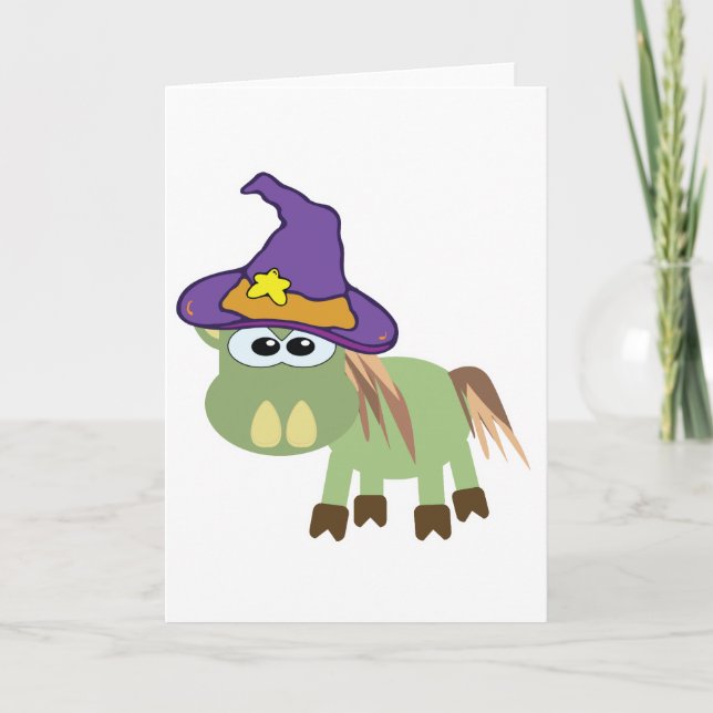 Tarjeta burro burro goofkins brujo (Anverso)