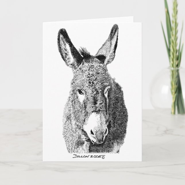 Tarjeta Burro salvaje (Anverso)