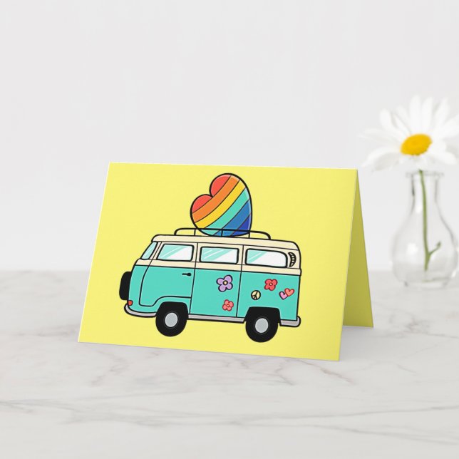 Tarjeta bus de amor (Planta pequeña)