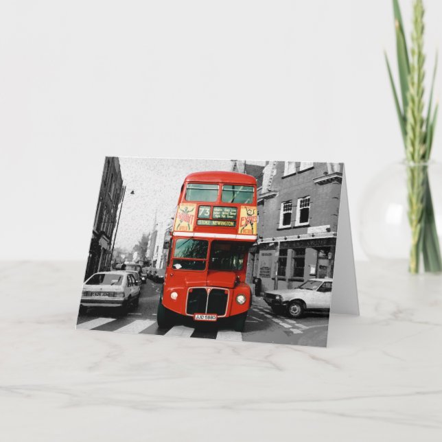 Tarjeta Bus Routemaster de Londres (Anverso)