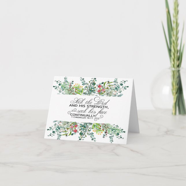 Tarjeta Buscar la escritura del marco verde del Señor (Anverso)