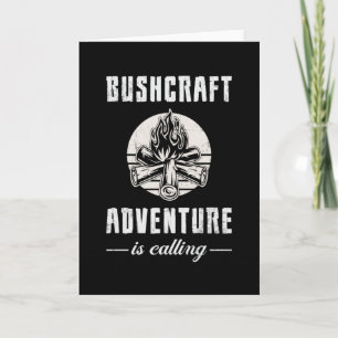 Tarjeta Bushcraft Bushcraft Survival Outdoor Funny Gift