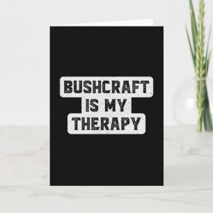 Tarjeta Bushcraft Survival Therapy Bushcraft Gracioso rega