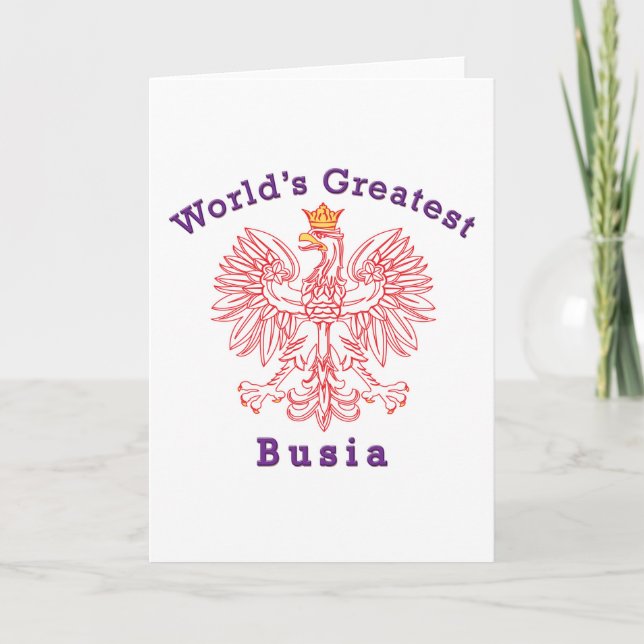 Tarjeta Busia más grande Eagle del mundo (Anverso)