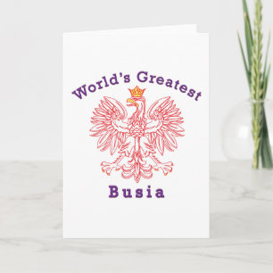 Tarjeta Busia más grande Eagle del mundo