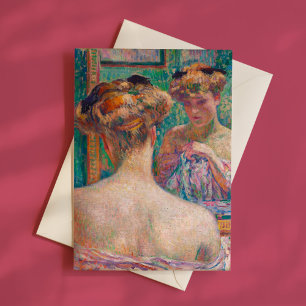 Tarjeta Buste de Nu Theo van Rysselberghe