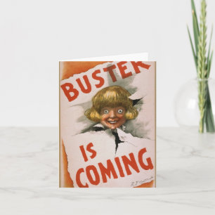 Tarjeta ¡Buster el Prankster está entrante! Cumpleaños
