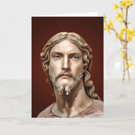 Tarjeta BUSTO DE CRISTO EL SALVADOR por MICHELANGELO 2026
