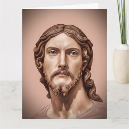 Tarjeta BUSTO DE CRISTO EL SALVADOR por MICHELANGELO 2026