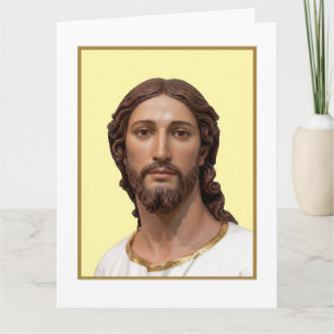 Tarjeta BUSTO DE CRISTO EL SALVADOR por MICHELANGELO 2026