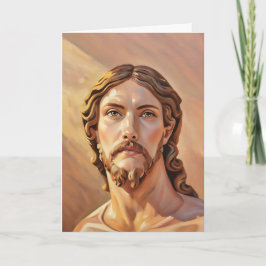 Tarjeta BUSTO DE CRISTO EL SALVADOR por MICHELANGELO 2026