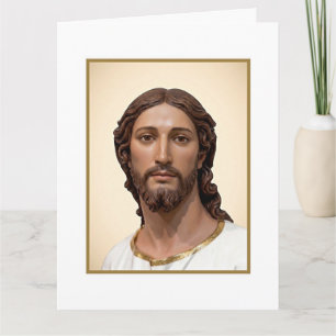 Tarjeta BUSTO DE CRISTO EL SALVADOR por MICHELANGELO 2026