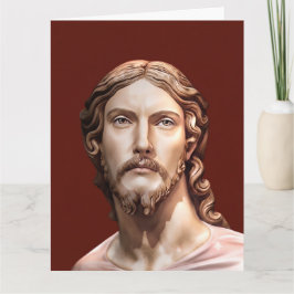 Tarjeta BUSTO DE CRISTO EL SALVADOR por MICHELANGELO 2026