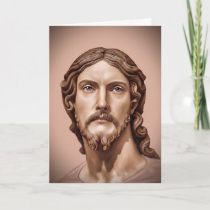 Tarjeta BUSTO DE CRISTO EL SALVADOR por MICHELANGELO 2026