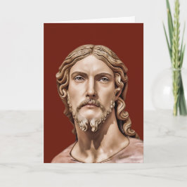 Tarjeta BUSTO DE CRISTO EL SALVADOR por MICHELANGELO 2026