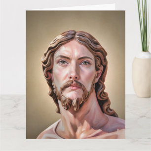 Tarjeta BUSTO DE CRISTO EL SALVADOR por MICHELANGELO 2026