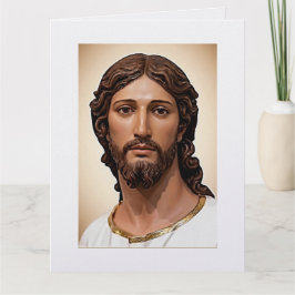 Tarjeta BUSTO DE CRISTO EL SALVADOR por MICHELANGELO 2026_
