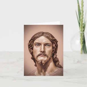Tarjeta BUSTO DE CRISTO EL SALVADOR por MICHELANGELO 2026