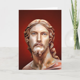 Tarjeta BUSTO DE CRISTO EL SALVADOR por MICHELANGELO 2026