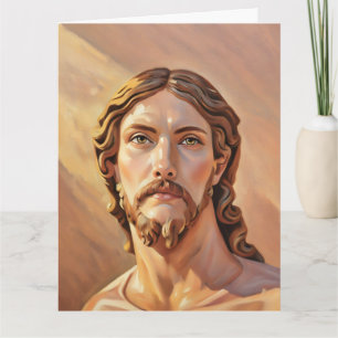 Tarjeta BUSTO DE CRISTO EL SALVADOR por MICHELANGELO 2026