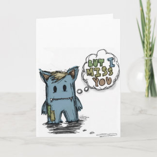 Tarjeta But I miss you