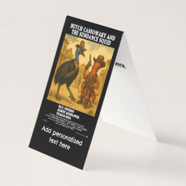 Tarjeta Butch Cassowary y el Calamar Sundance
