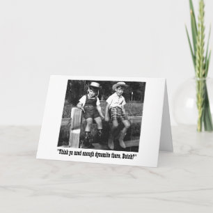 Tarjeta Butch y Sundance