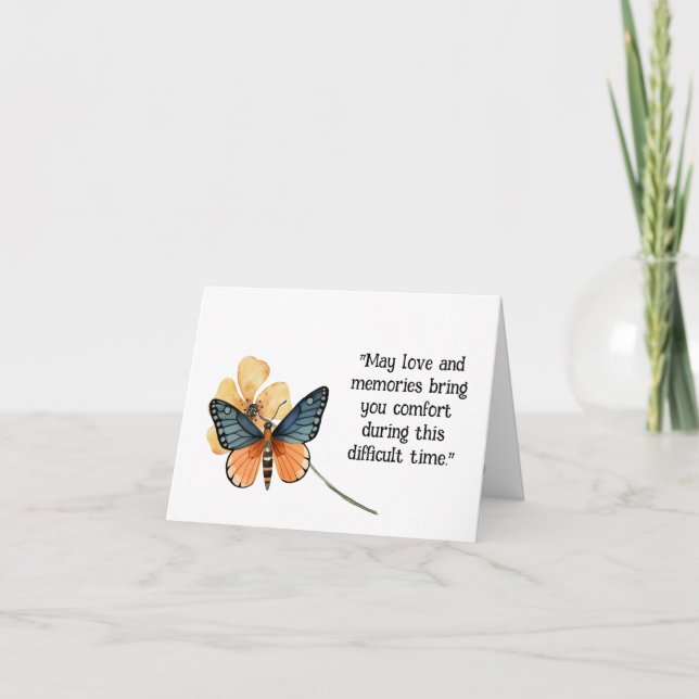 Tarjeta Butterflies de confort (Anverso)