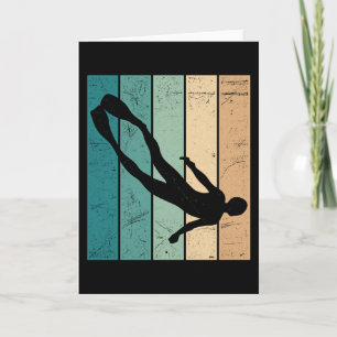 Tarjeta Buzo Libre Retro Buceo Libre Apnea Buzo Apnea
