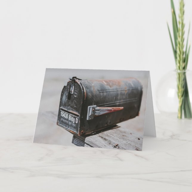 Tarjeta Buzón oxidado (Anverso)