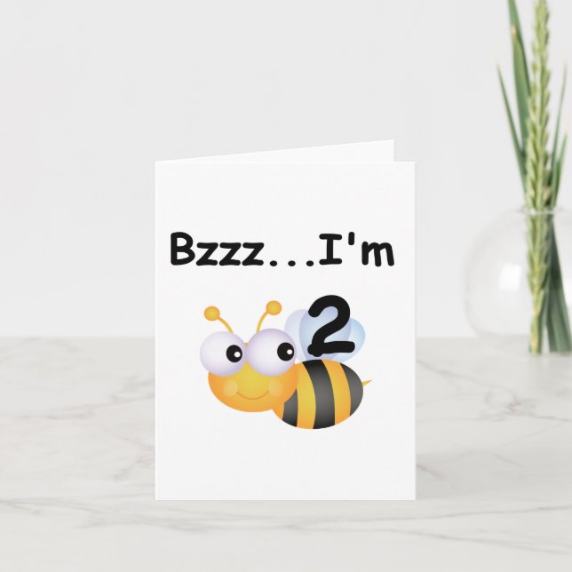 Tarjeta Buzz Bumblebee camisetas y regalos de cumpleaños (Anverso)