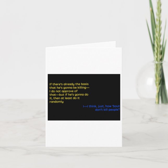 Tarjeta Buzzfeed Pegatina sin resolver (Anverso)