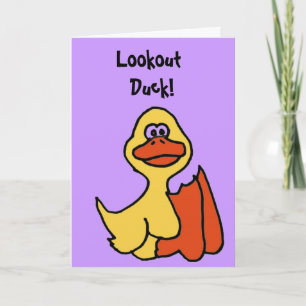 Tarjeta BX- Funny Duck Birday Card