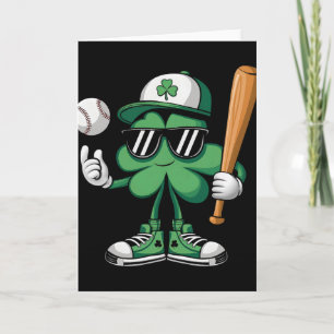 Tarjeta Bysebyll Día de San Patricio Trébol Deporte Hombre