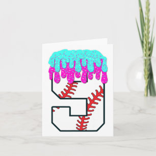 Tarjeta Bysebyll Drip 9 años Noveno Nacimiento Jersey N
