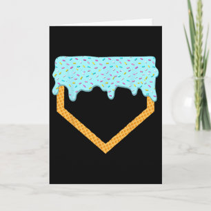 Tarjeta Bysebyll Drip Boys Home Plate Helado Deporte Juego