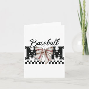 Tarjeta Bysebyll Mom Coquette Bow Día de la Madre Bysebyll