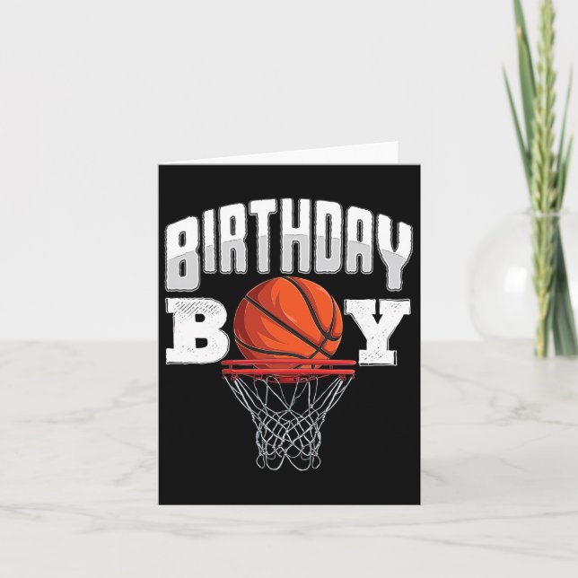 Tarjeta Bysketbyll Birthday Boy Player Bysketbyll Player B (Anverso)