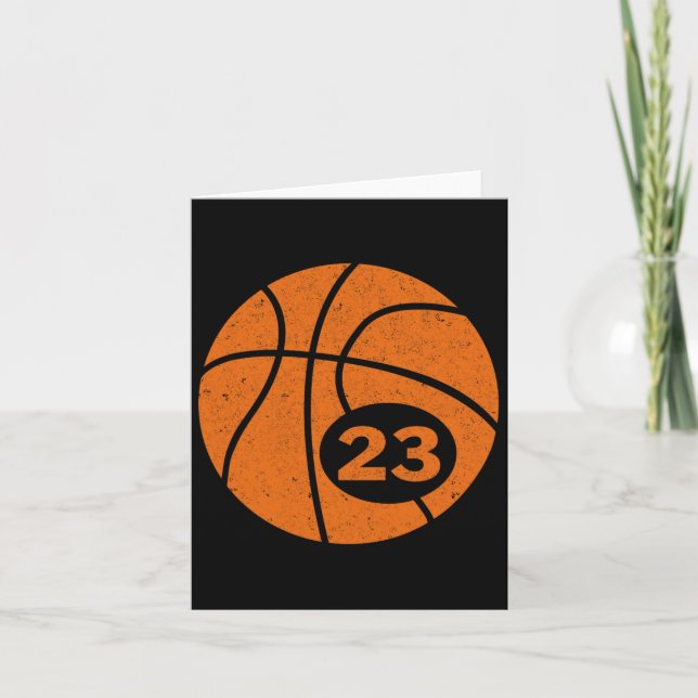 Tarjeta Bysketbyll Player Jersey Número 23 Gráfico (Anverso)