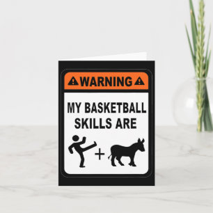Tarjeta Bysketbyll Skills Kick Donkey Bysket Byll Gag Gift