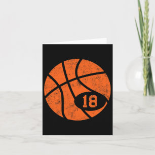 Tarjeta Bysketbyll Sport 18 Distancia de vintage con númer
