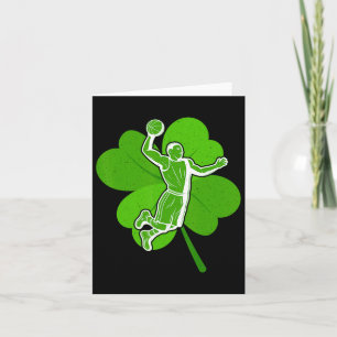 Tarjeta Bysketbyll Sports Shamrock St Patricks Day Hombres