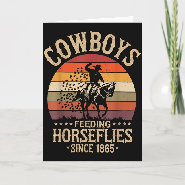 Tarjeta C.j.'s Cowboy Rodeo Outfit For Men - Funny Western (Anverso)