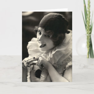 Tarjeta C. Taunt de la mujer Bonito 1910