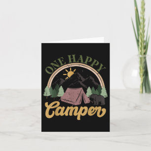 Tarjeta Ca de cumpleaños de una familia feliz que coincide