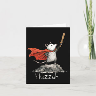 Tarjeta Caballero Zarigüeya Feria Medieval Zarigüeya Meme