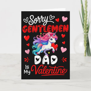 Tarjeta Caballeros Chiste Divertido Papá Es Mi San Valentí