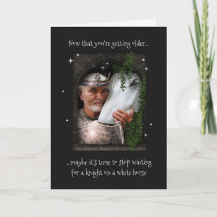 Tarjeta Caballeros en el caballo blanco (no sólo por cumpl