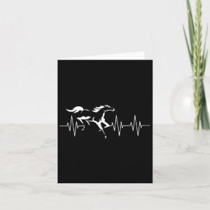 Tarjeta Caballo animal Amante de la Caballo Regalo Corazón
