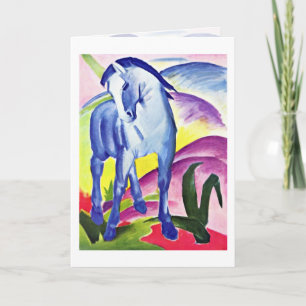 Tarjeta Caballo azul I de Franz Marc